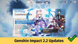 Genshin Impact 2.2 Updates