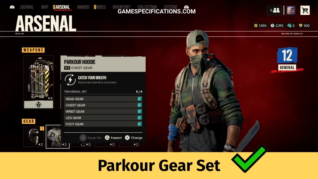 Parkour Gear Set