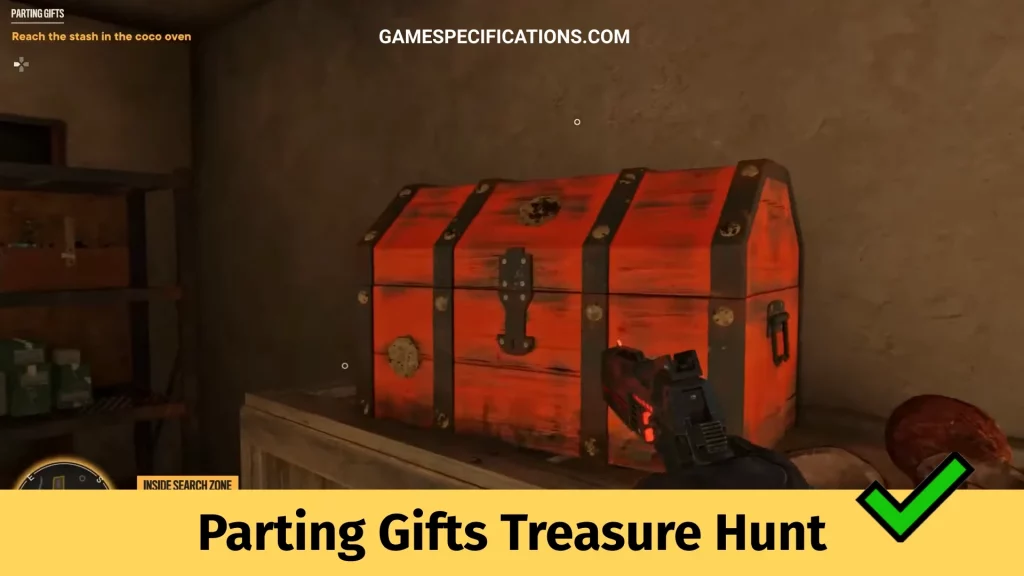 Parting Gifts Treasure Hunt Walkthrough