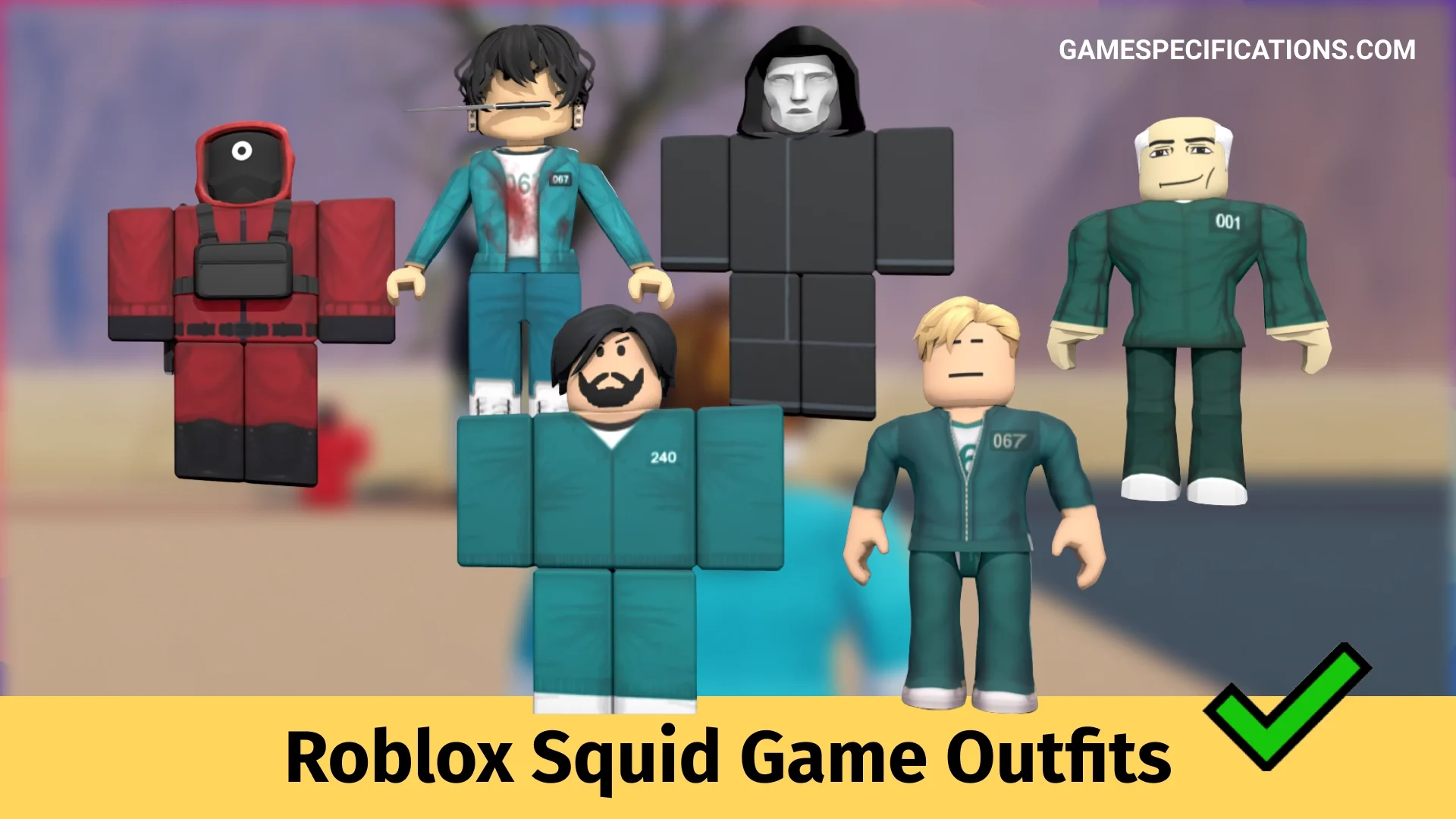 Roblox Squid Game Outfits [2023] - Game Specifications