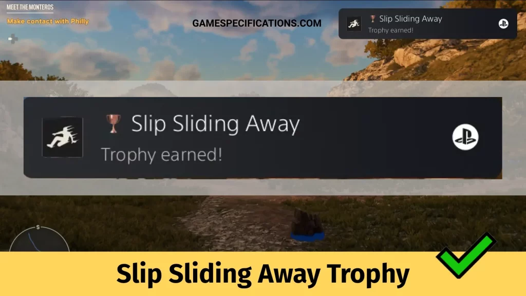 Slip Sliding Away Trophy