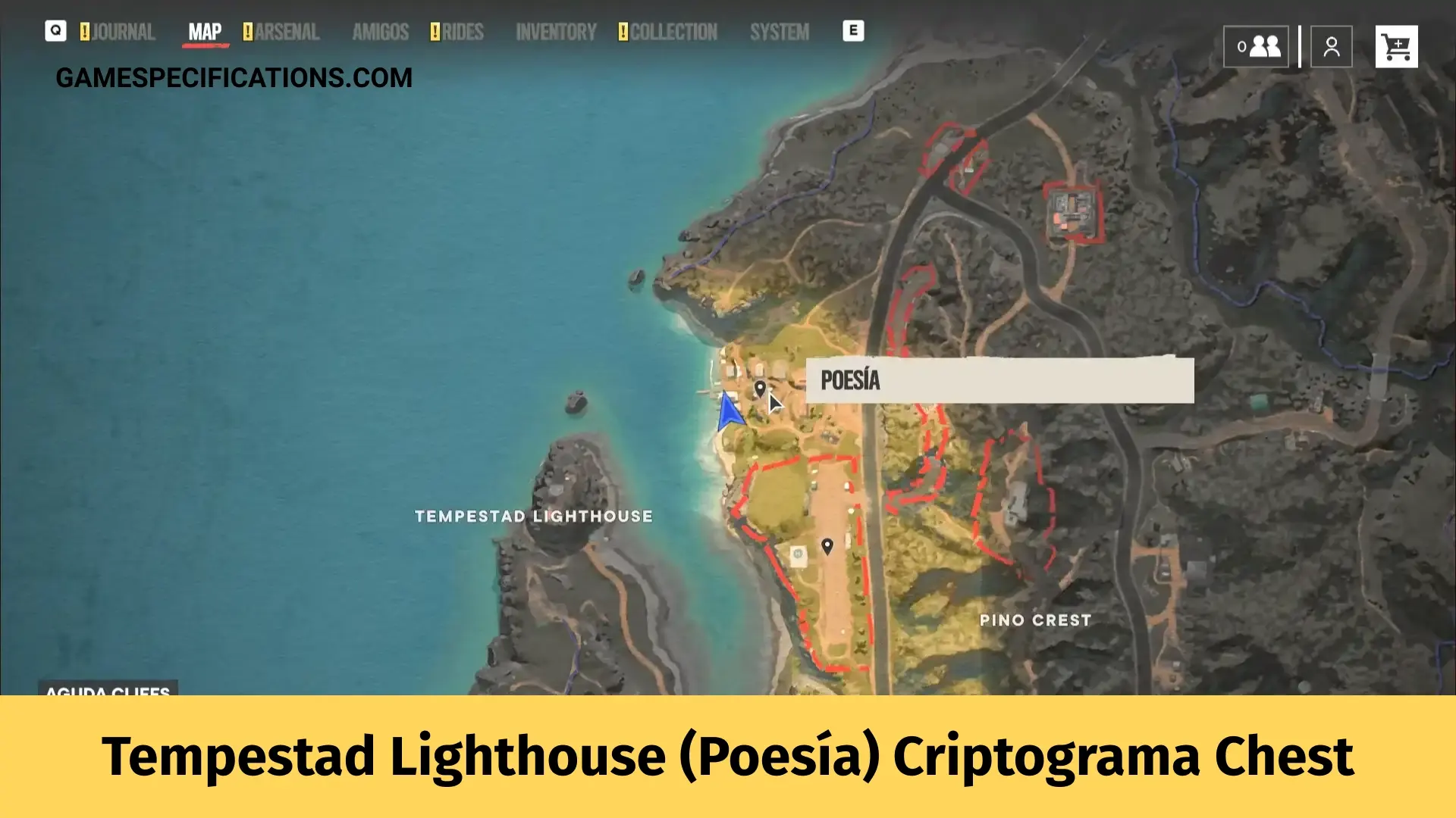 Tempestad Lighthouse (PoesÃa) Criptograma Chest & Charts – Far Cry 6