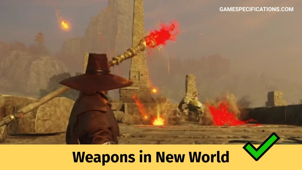 Weapons in New World
