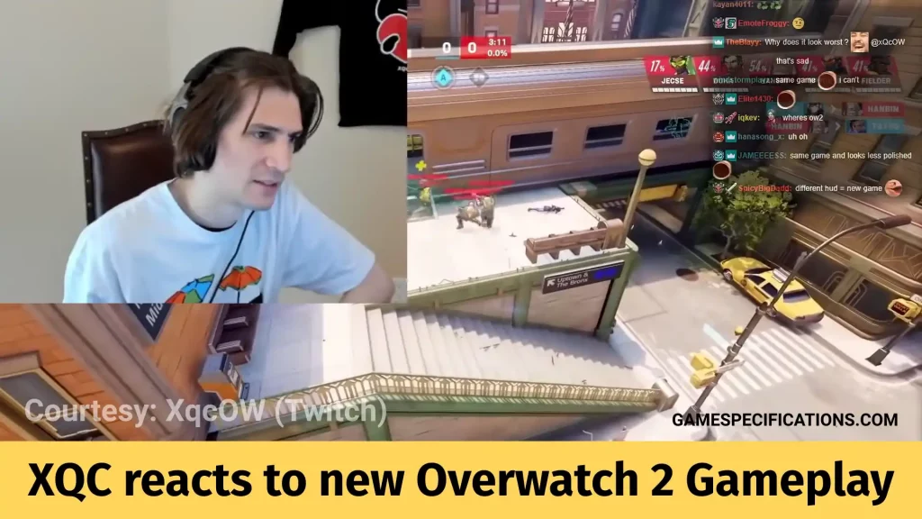 XQc is disappointed with the new Overwatch 2