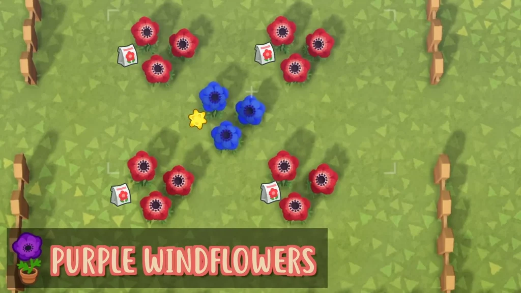 Windflower Hybrid Flowers in Animal Crossing
