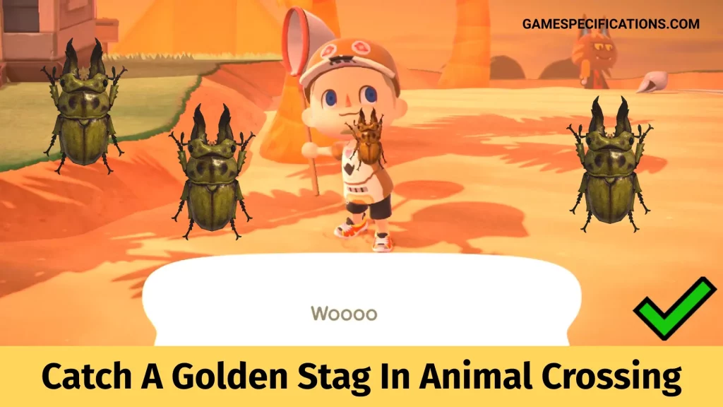 Catch A Golden Stag In Animal Crossing