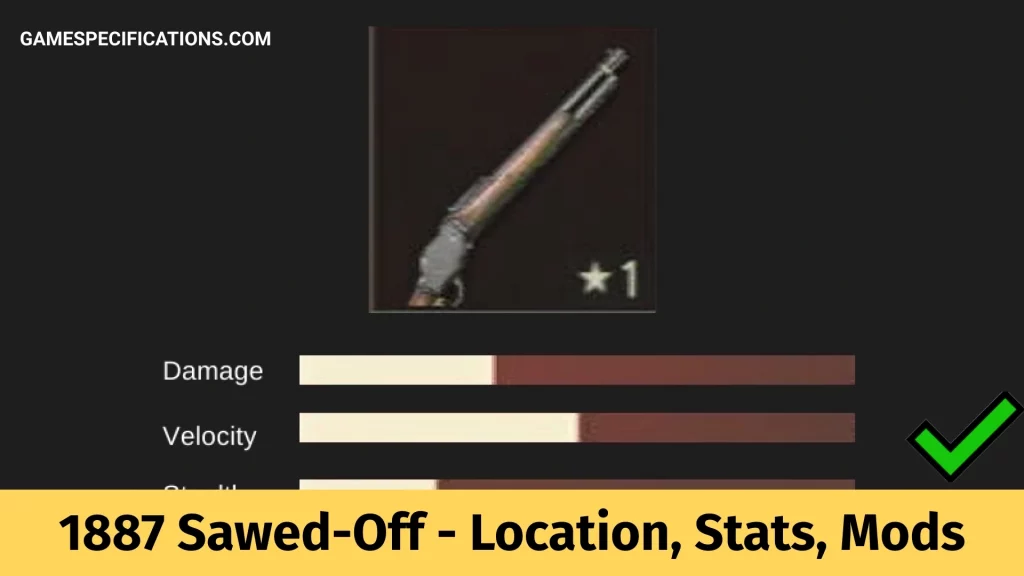 Far Cry 6 1887 Sawed-Off Weapon Location, Stats, And Mods