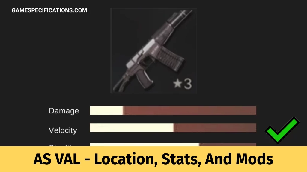 Far Cry 6 AS VAL Weapon Location, Stats, And Mods