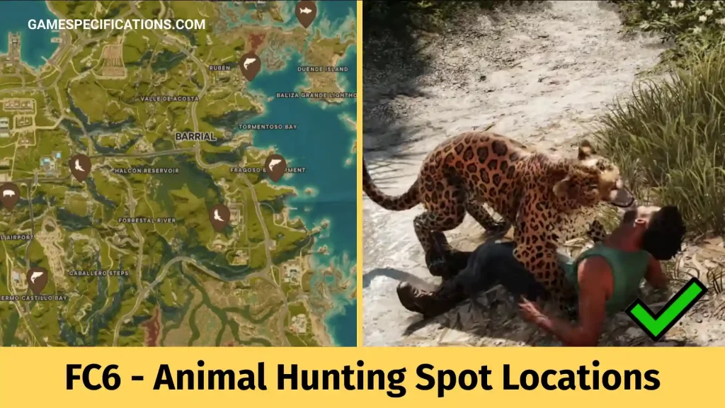Far Cry 6 All Animal Hunting Spot Locations