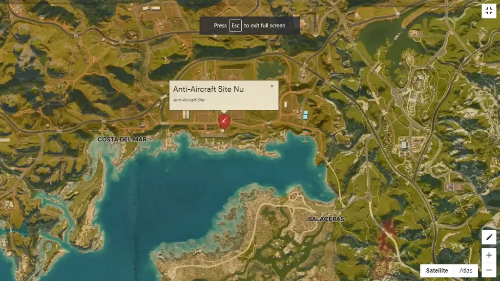 Far Cry 6 Anti Aircraft Site Nu