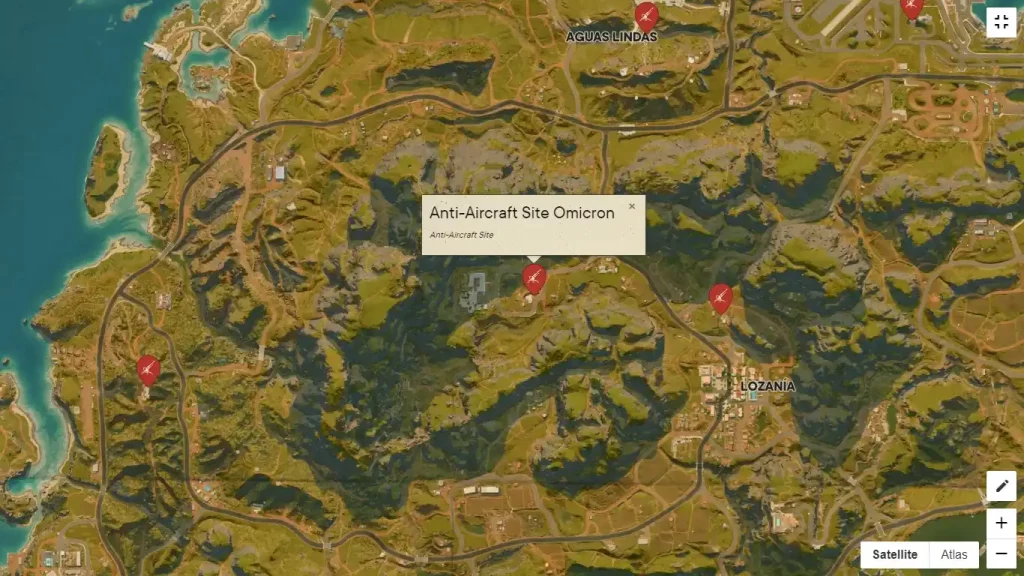 Far Cry 6 Anti Aircraft Site Omicron
