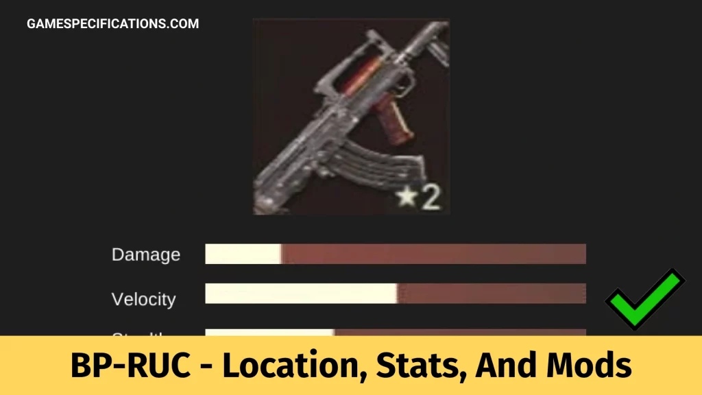 Far Cry 6 BP-RUC Weapon Location, Stats, And Mods