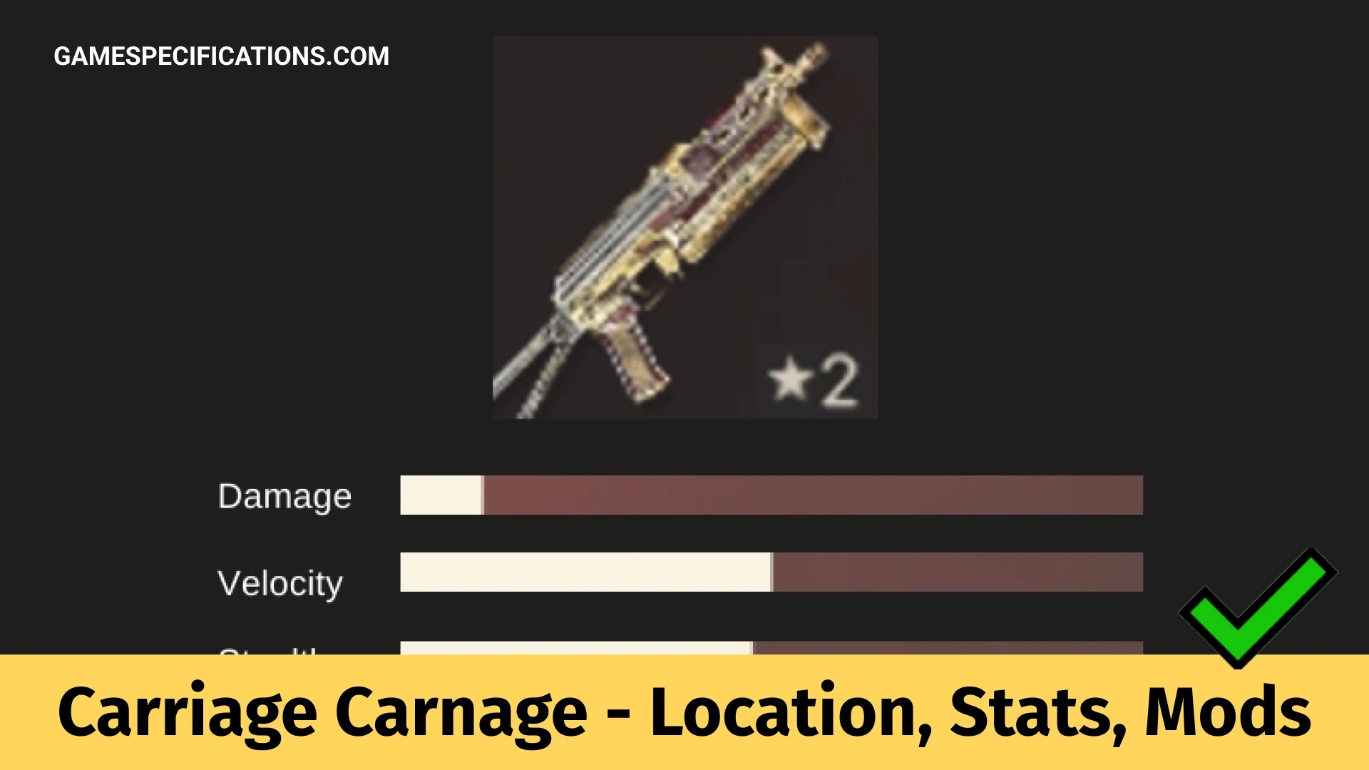Far Cry 6 Carriage Carnage Weapon Location, Stats, And Mods