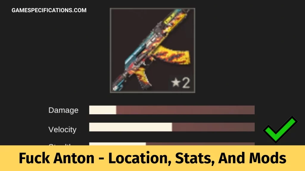 Far Cry 6 Fuck Anton Weapon Location, Stats, And Mods