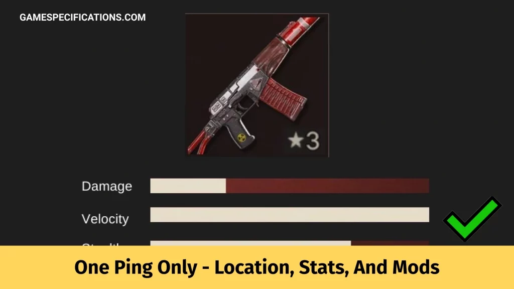 Far Cry 6 One Ping Only Weapon Location, Stats, And Mods