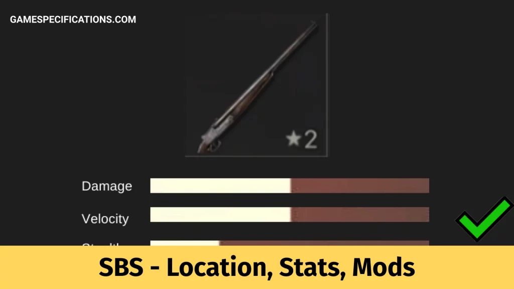 Far Cry 6 SBS Weapon Location, Stats, And Mods