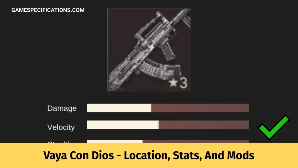 Far Cry 6 Vaya Con Dios Weapon Location, Stats, And Mods