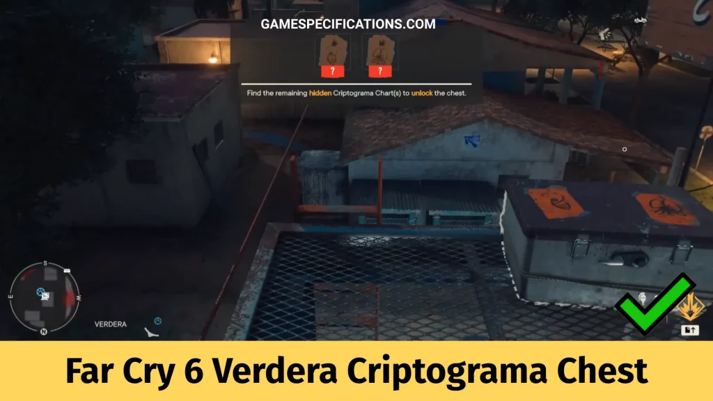 Far Cry 6 Verdera Criptograma Chest And Charts Location
