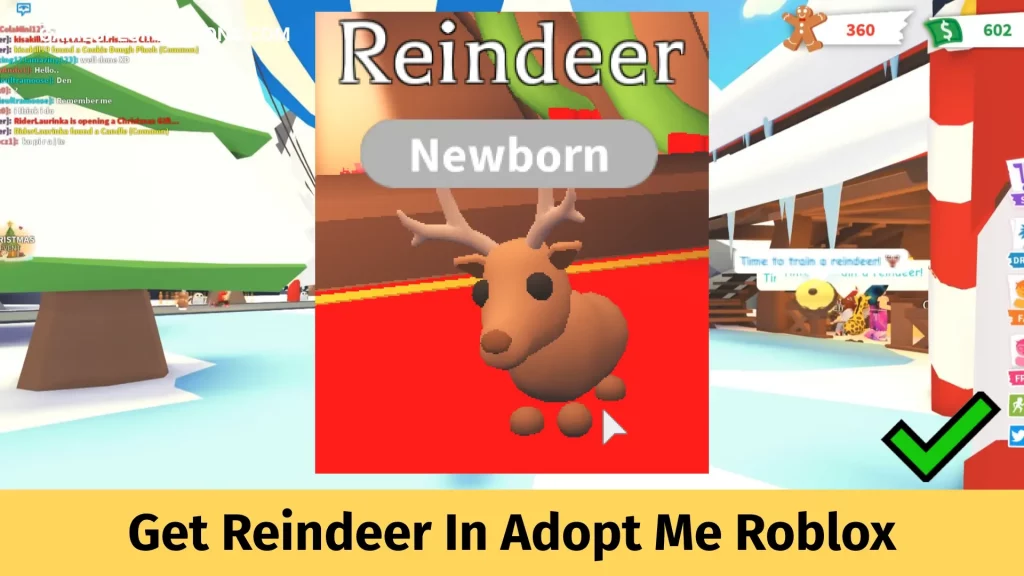 Get Reindeer In Adopt Me Roblox