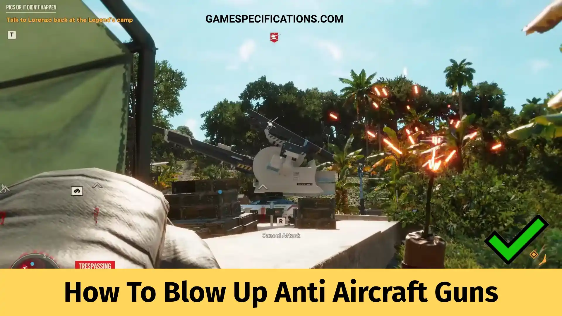 How To Blow Up Anti Aircraft Guns In Far Cry 6