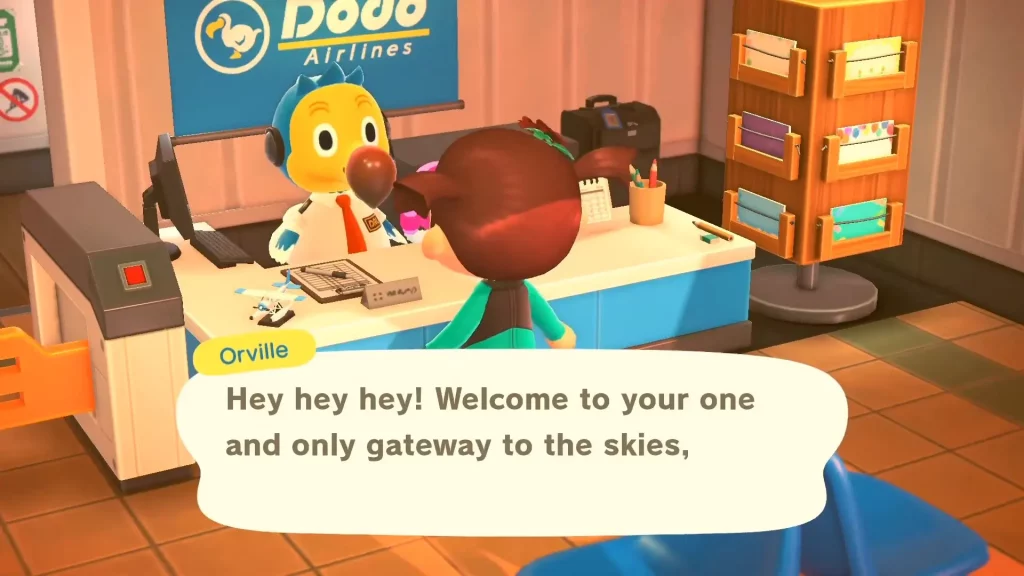 Orville Giving Codes in Animal Crossing