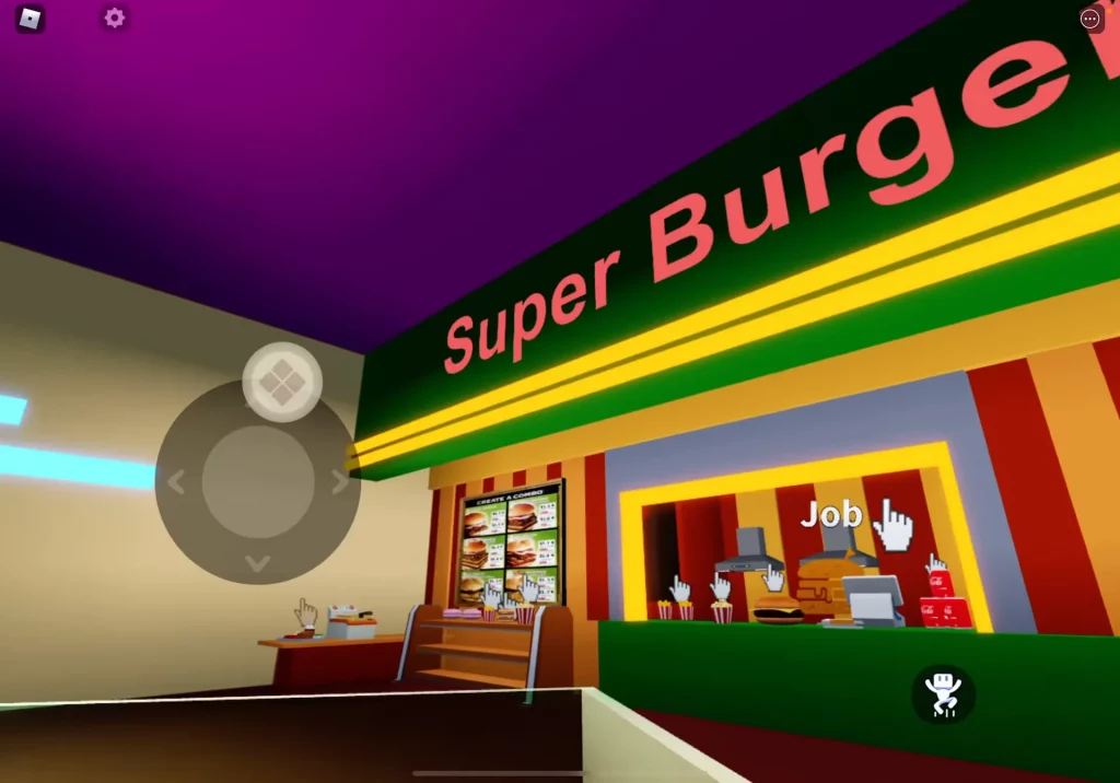 Super Burger Shop in Plaza