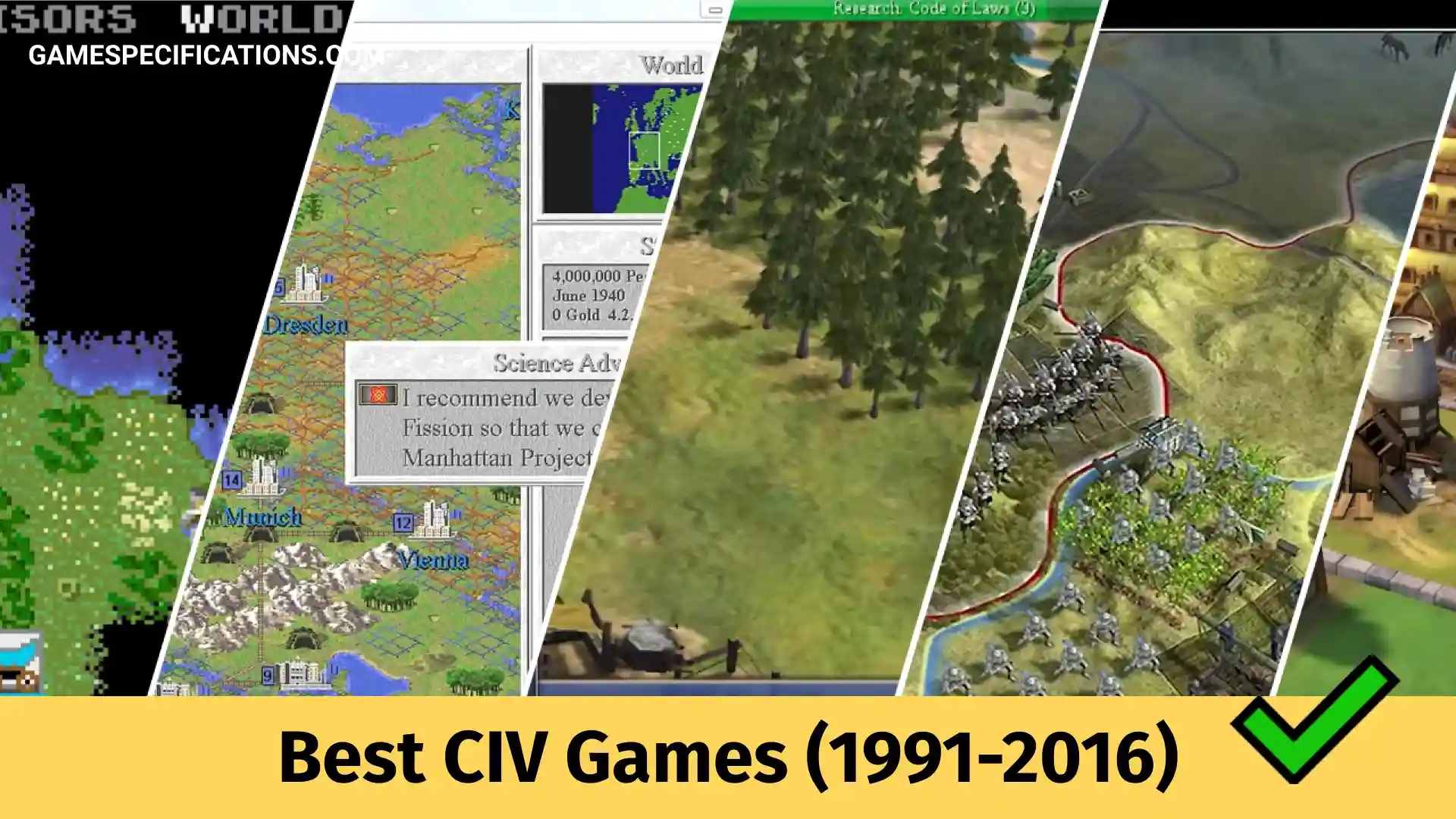 8 Best CIV Games Of All Time