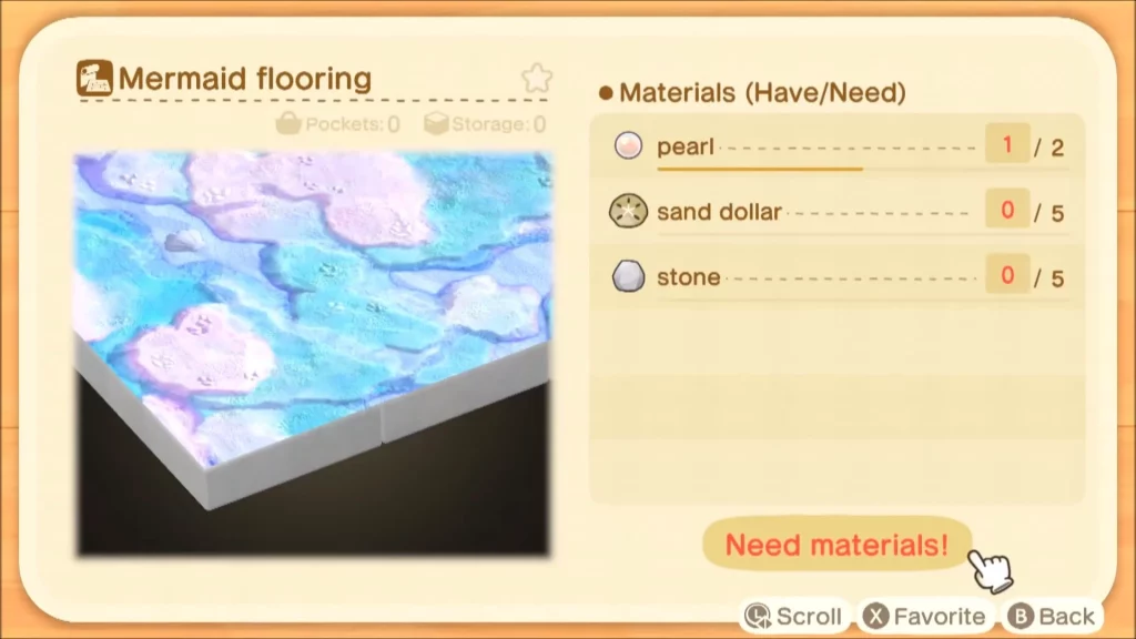 Using Pearls To Decorate your home in Animal Crossing