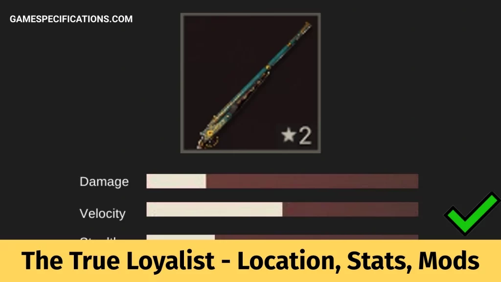 Far Cry 6 The True Loyalist Weapon Location, Stats, And Mods