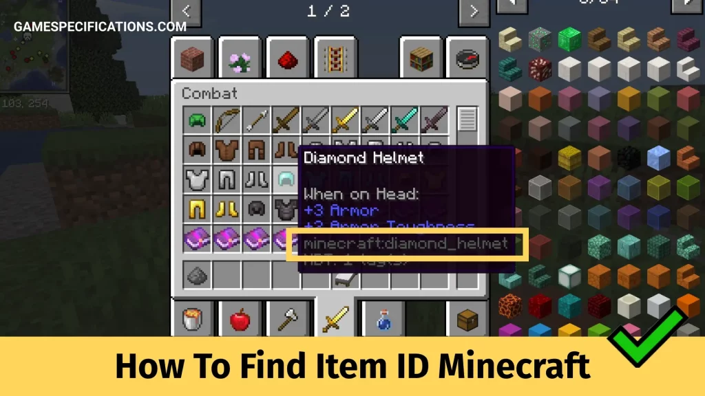 How To Find Item ID Minecraft