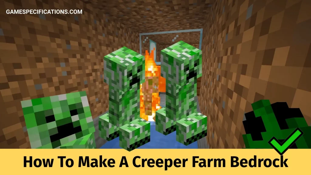 How To Make A Creeper Farm Bedrock