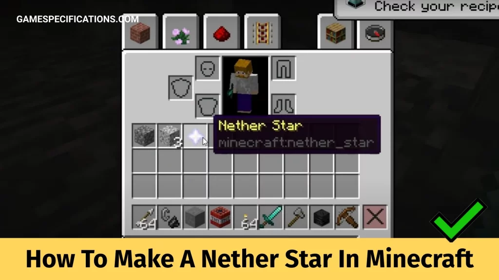 How To Make A Nether Star In Minecraft