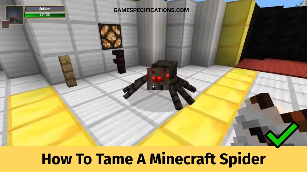 How To Tame A Minecraft Spider