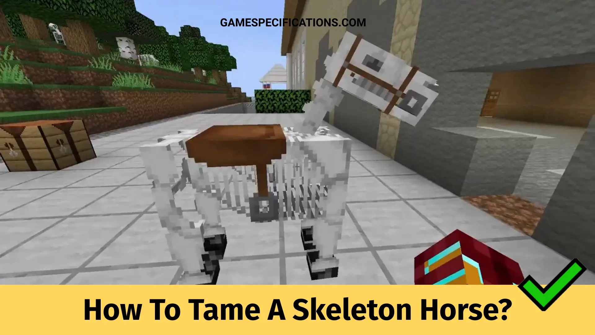 How To Tame A Skeleton Horse In Minecraft Game Specifications