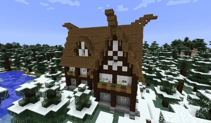 Full Minecraft Viking House