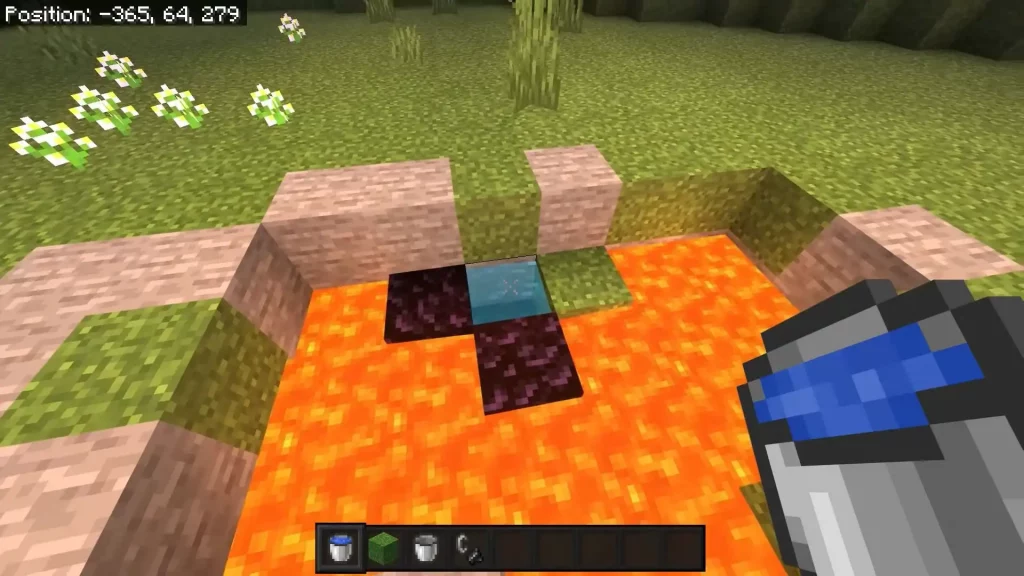 Nether Portal With Water And Lava 1