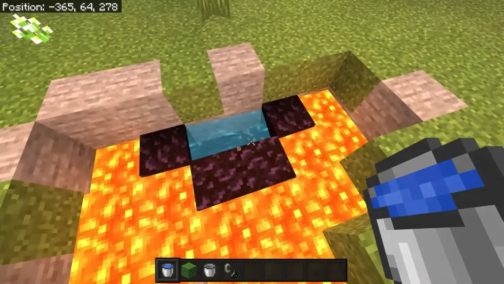 Nether Portal With Water And Lava 2