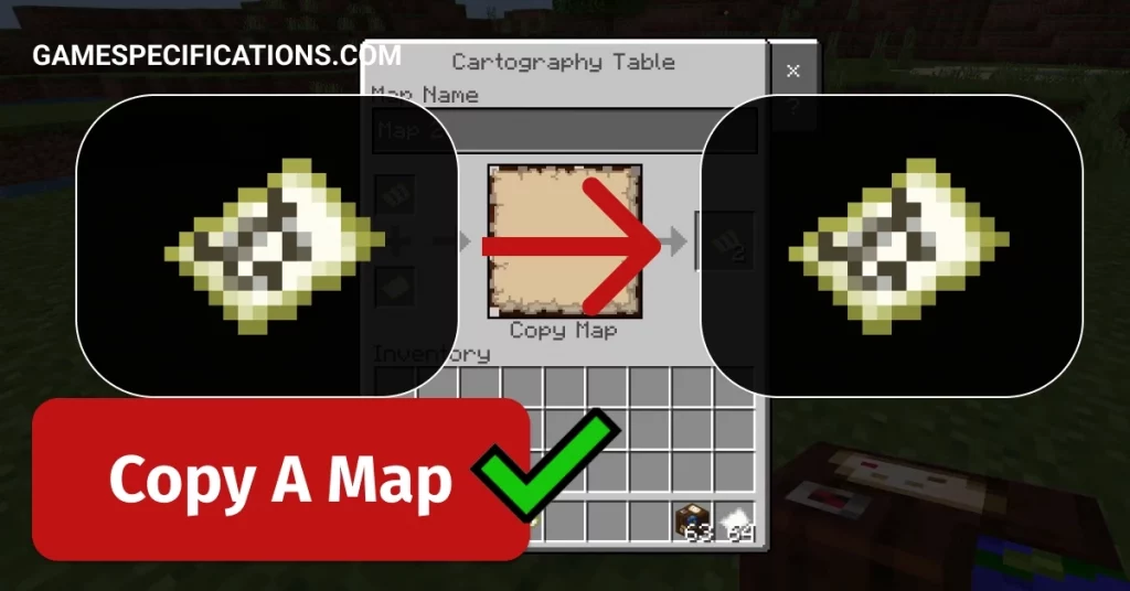 Copy a map in Minecraft