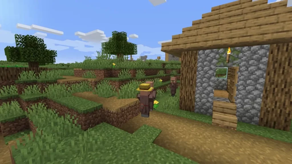 Minecraft Villages Dirt Path