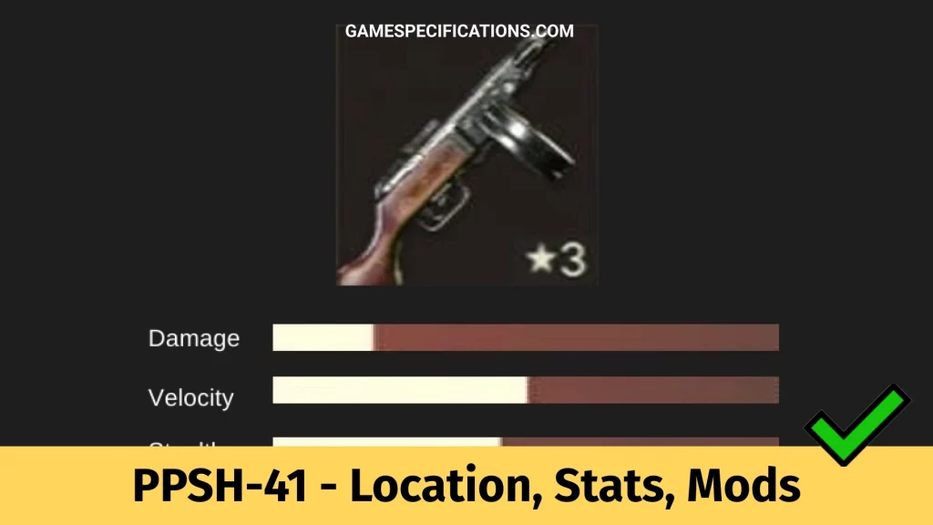 Far Cry 6 PPSH-41 Weapon Location, Stats, And Mods