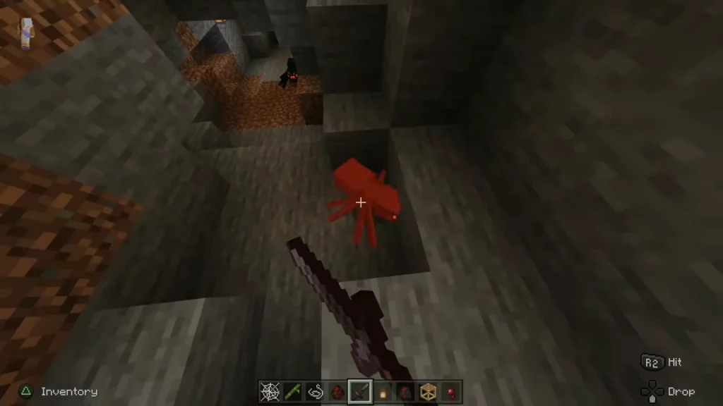 Get Strings From Spiders in Minecraft