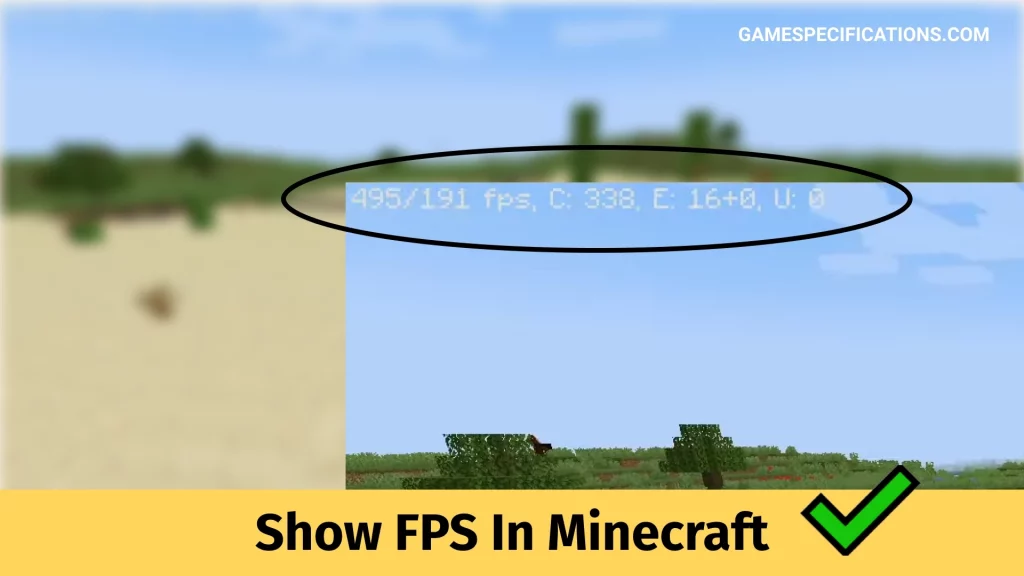 Show FPS In Minecraft