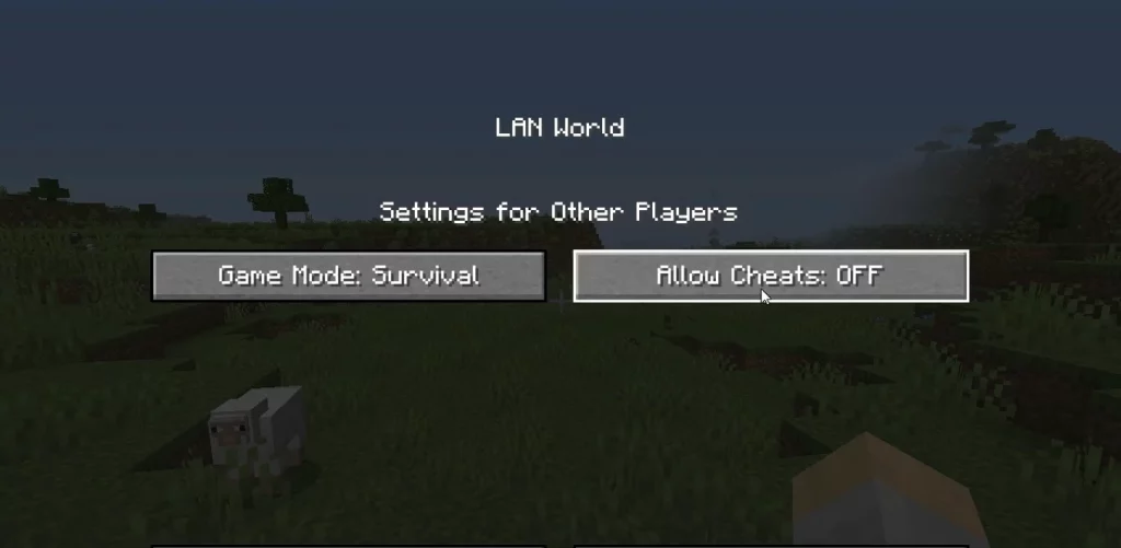enable cheats in minecraft
