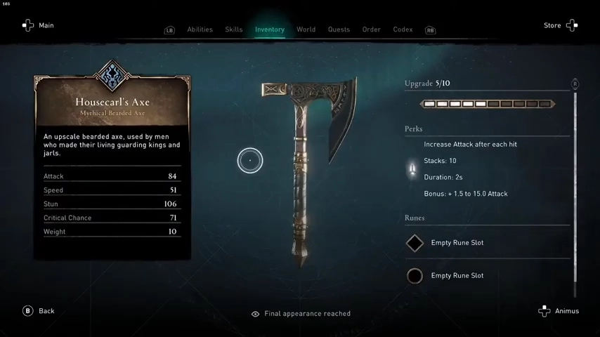 Housecarl's Axe in Assassin's Creed Valhalla