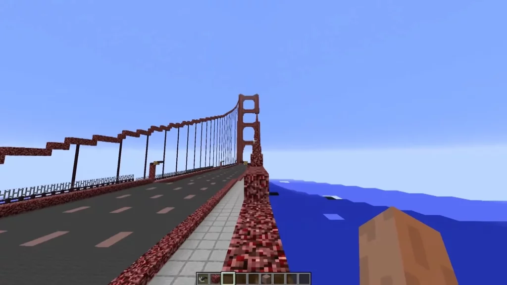bridge in minecraft