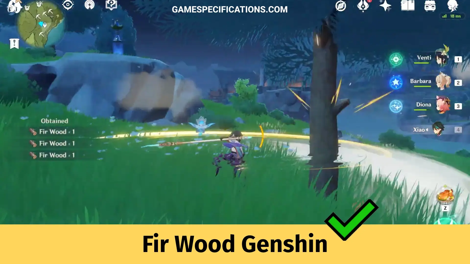 Genshin Impact Fir Wood & Its 20 Basic Recommended Uses