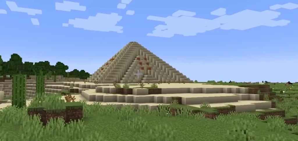pyramid in minecraft
