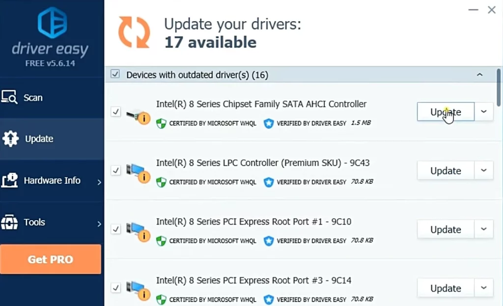 updating drivers for battleye service
