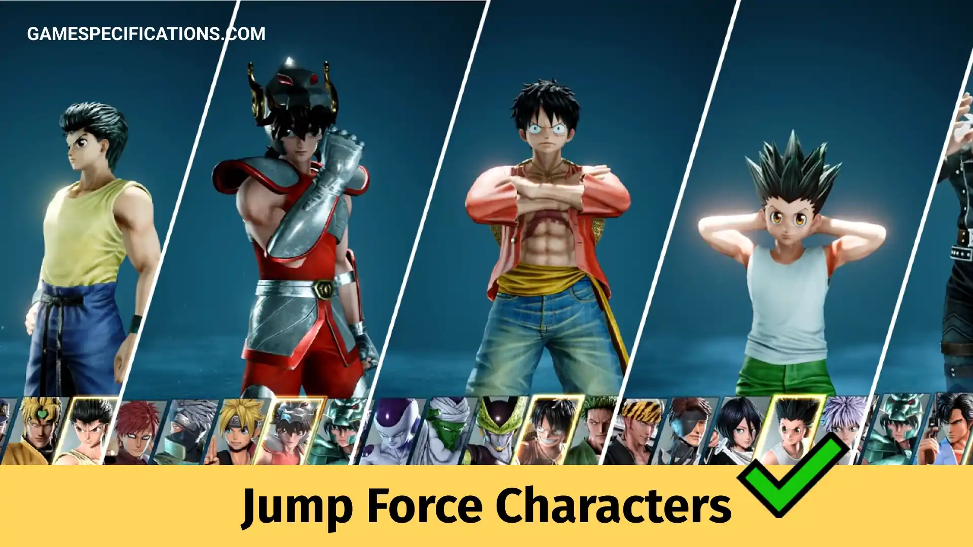 Jump Force Characters List A Complete Overview Game Specifications