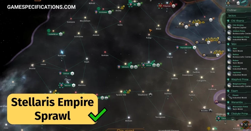 Stellaris Empire Sprawl